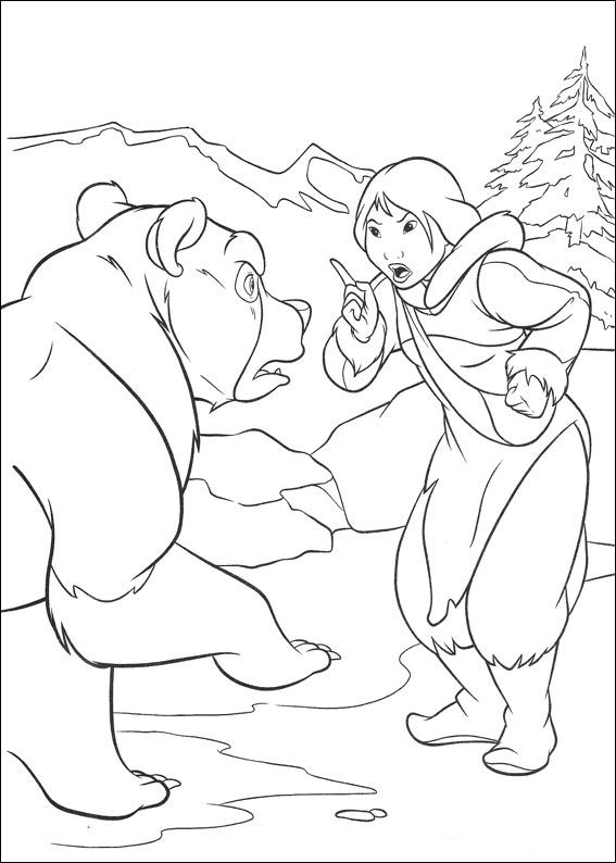 Kids-n-fun.com | 58 coloring pages of Brother bear 2